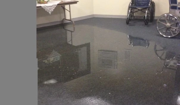 Hot Water Heater Floods LVHA Apartments