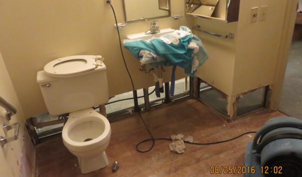 Hot Water Heater Floods LVHA Apartments