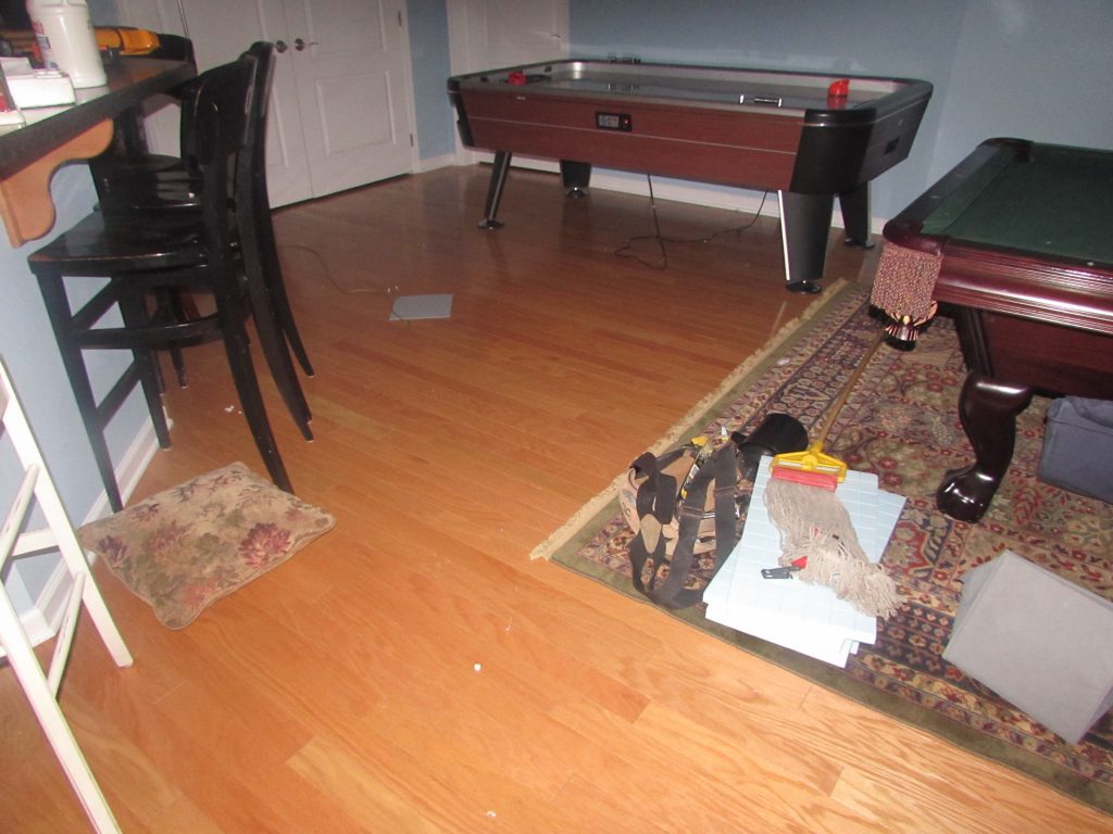 Water from Toilet Floods Basement