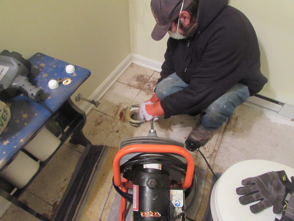 Water from Toilet Floods Basement